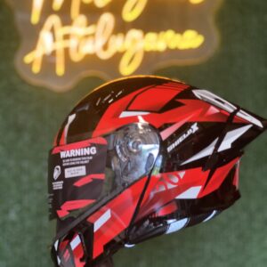 SBA-20 SHIELD X BLACK WITH RED