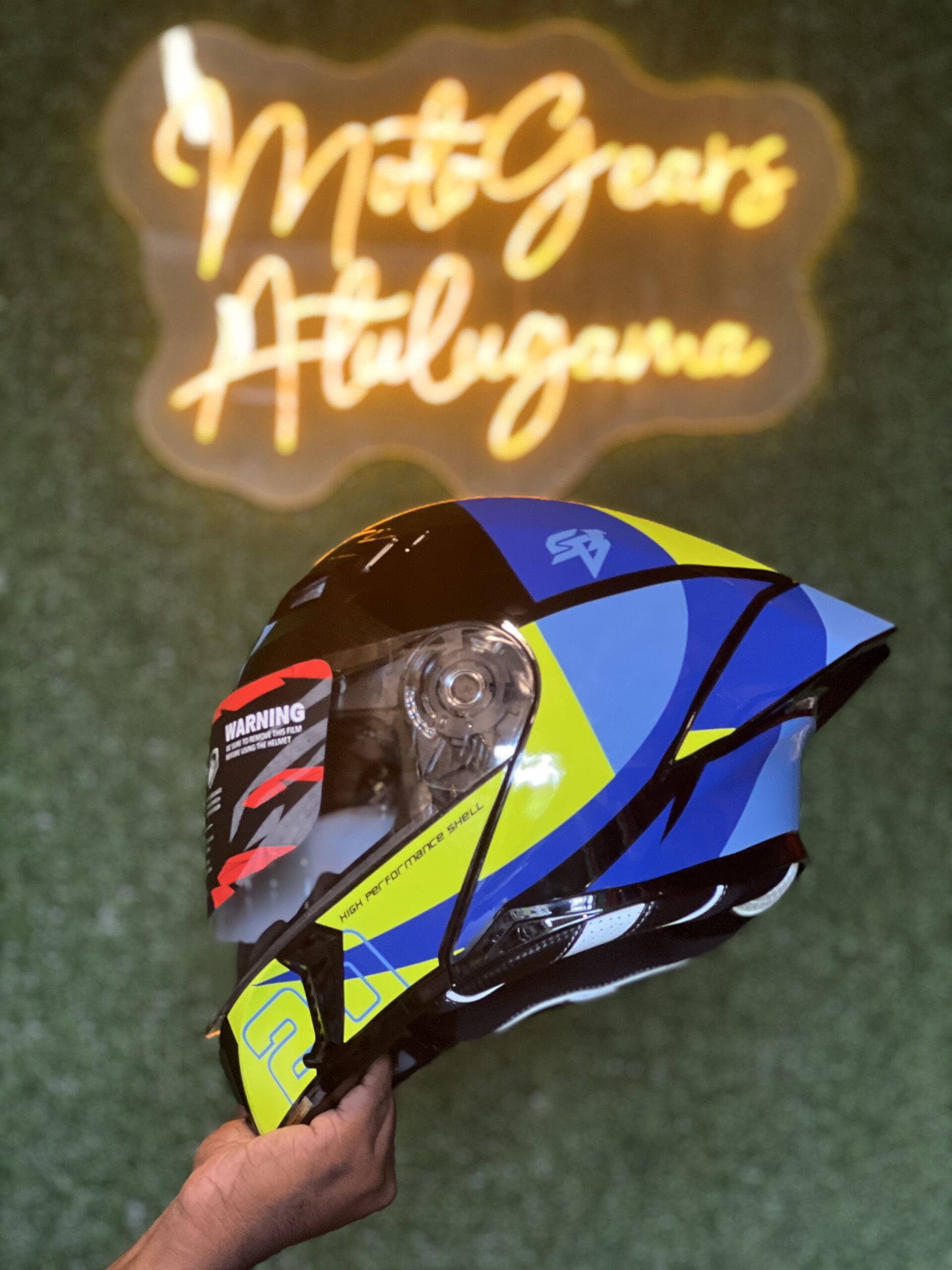 SBA-20 STAR GLOSSY BLACK WITH BLUE