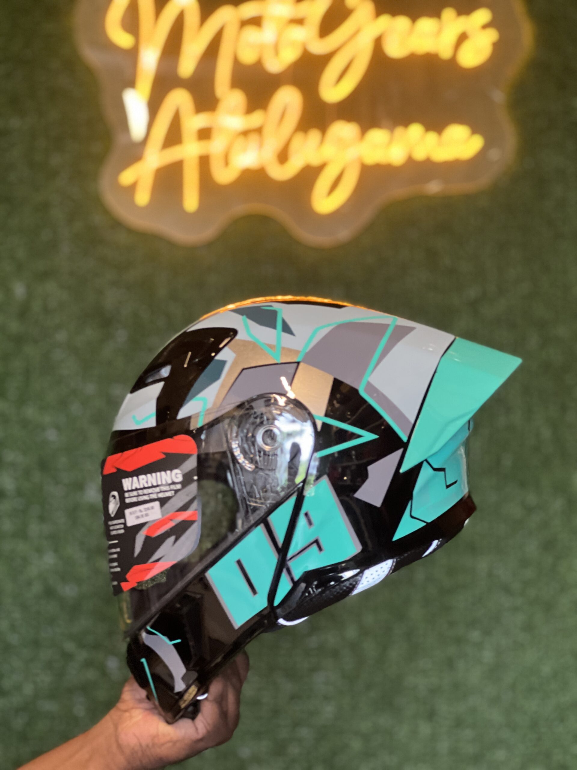 SBA-20 ISS 09 GLOSSY BLACK WITH JAZZ BLUE